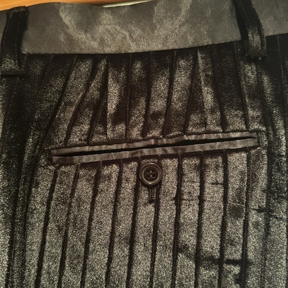 Biarelli 🔥black corduroy pants. NWOT - Picture 7 of 10